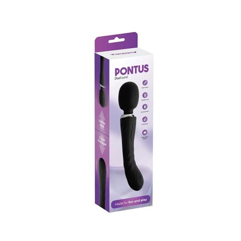 Black clitoral and G-spot vibrator Black clitoral and G-spot vibrator