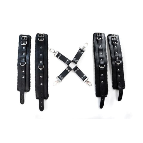 Black hogtie with comfy wrist and ankle cuffs Black hogtie with comfy wrist and ankle cuffs