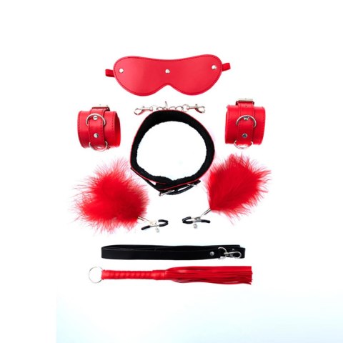 Bondage Set consists of 5 BDSM pieces Bondage Set consists of 5 BDSM pieces