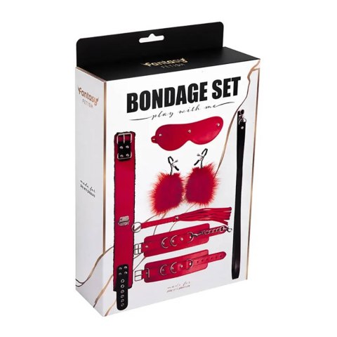 Bondage Set consists of 5 BDSM pieces Bondage Set consists of 5 BDSM pieces