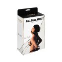 Breathable ball gag with adjustable straps
