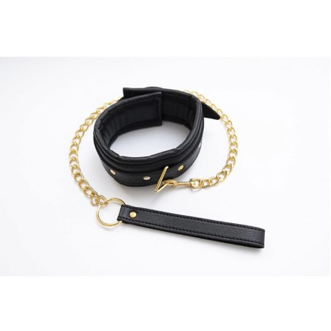 Collar with detachable leash Collar with detachable leash