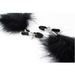 Feather nipple clamps with adjustable
pressure, and soft comfortable pads