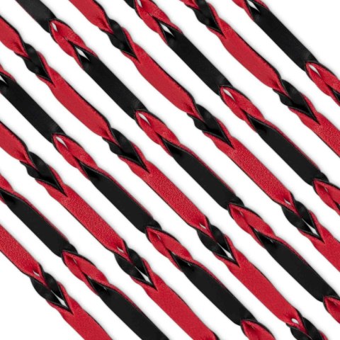 Fetish Collection - Flogger 64 cm - Red and Black Fetish Collection - Flogger 64 cm - Red and Black