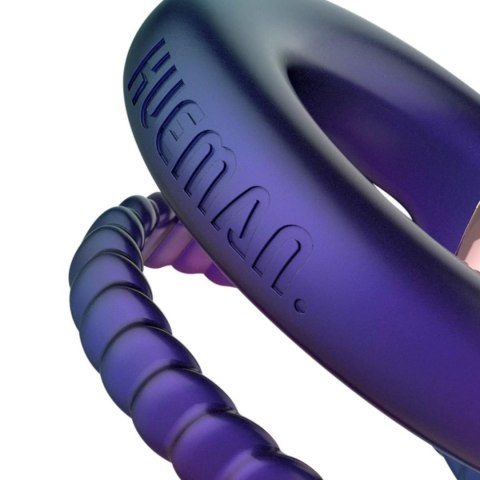 Hueman - Jupiter Vibrating Cock and Ball Ring - Purple Hueman - Jupiter Vibrating Cock and Ball Ring - Purple