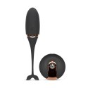 Luxurious Vibrating Egg Black – Wibrujące jajeczko z pilotem, 12 trybów