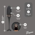 Luxurious Vibrating Egg Black – Wibrujące jajeczko z pilotem, 12 trybów