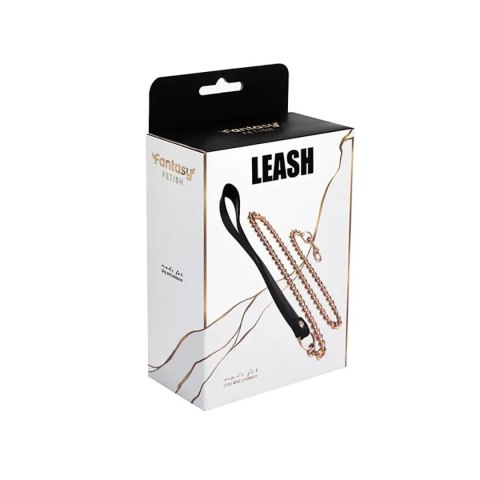 Metal and leather chain leash Metal and leather chain leash