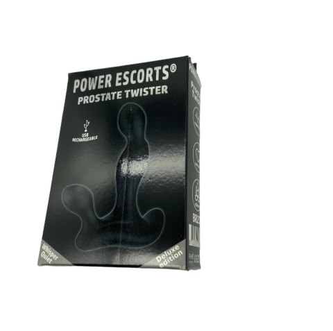 Prostate Twister – Masażer prostaty ładowany USB (Black, Power Escorts) Prostate Twister – Masażer prostaty ładowany USB (Black, Power Escorts)