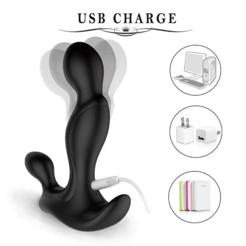 Prostate Twister – Masażer prostaty ładowany USB (Black, Power Escorts) Prostate Twister – Masażer prostaty ładowany USB (Black, Power Escorts)