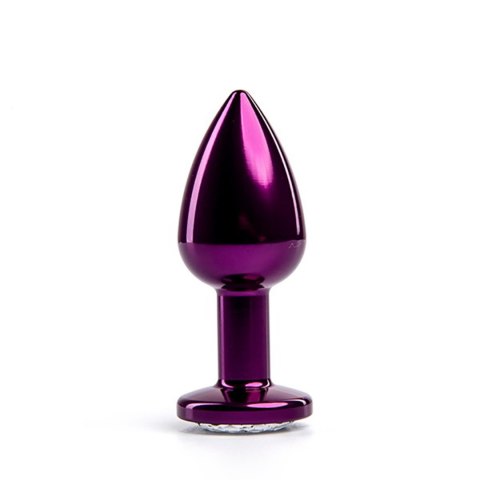 Purple Butt Plug with White Diamond Purple Butt Plug with White Diamond