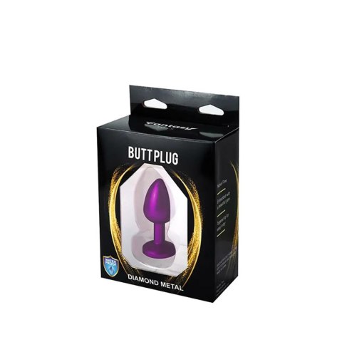 Purple Butt Plug with White Diamond Purple Butt Plug with White Diamond