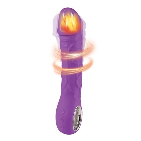Purple vibrator - 10 different modes of vibration and heating function Purple vibrator - 10 different modes of vibration and heating function