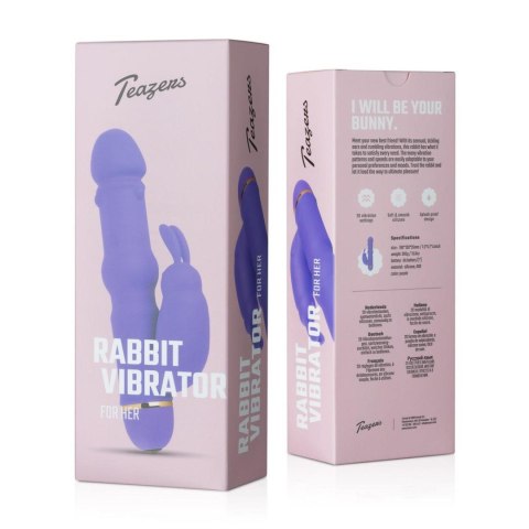 Teazers – Fioletowy wibrator króliczek, 20 trybów Teazers – Fioletowy wibrator króliczek, 20 trybów