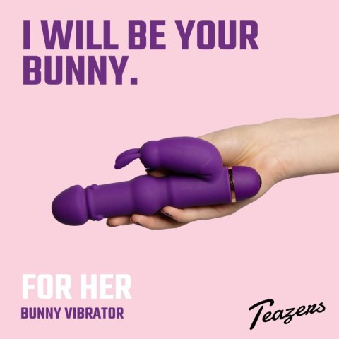 Teazers – Fioletowy wibrator króliczek, 20 trybów Teazers – Fioletowy wibrator króliczek, 20 trybów