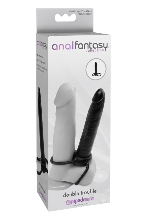 ANAL FANTASY COLLECTION DOUBLE TROUBLE BLACK ANAL FANTASY COLLECTION DOUBLE TROUBLE BLACK