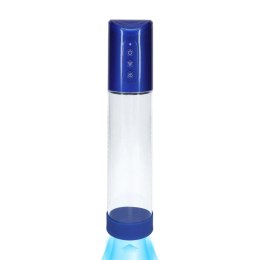HyperPump Metallic Blue – Elektryczna pompka próżniowa do penisa | Silnik 4800 RPM