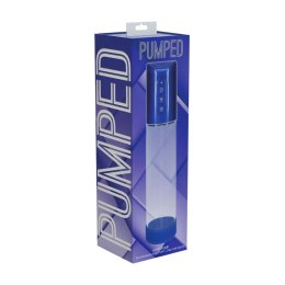 HyperPump Metallic Blue – Elektryczna pompka próżniowa do penisa | Silnik 4800 RPM