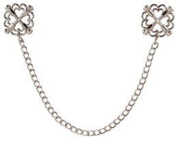 Bad Kitty Nipple Jewellery – Metalowe klamerki na sutki z łańcuszkiem