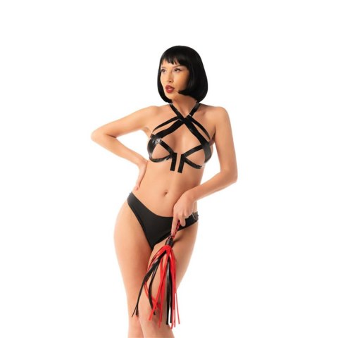 Black & red flogger Black & red flogger