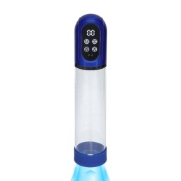 ENGAGE Metallic Blue – Automatyczna pompka do penisa i masturbator | Silnik 5200 RPM, wodoodporna