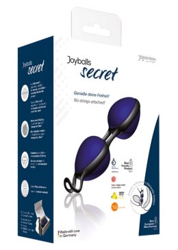 Joyballs Secret Blue-Black – Kulki gejszy z silikonu medycznego