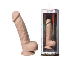 Silexd Real Skin Model 1 (8”) Flesh – Realistyczne Dildo Termoaktywne z Jądrami i Rdzeniem SILEXPAN®