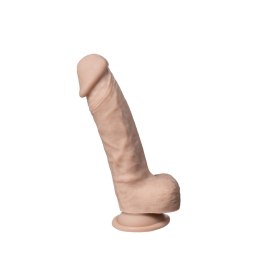 Silexd Real Skin Model 1 (8”) Flesh – Realistyczne Dildo Termoaktywne z Jądrami i Rdzeniem SILEXPAN®