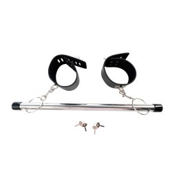Spreader Bar with Ankle Cuffs – Metalowa rozpórka z kajdankami na kostki
