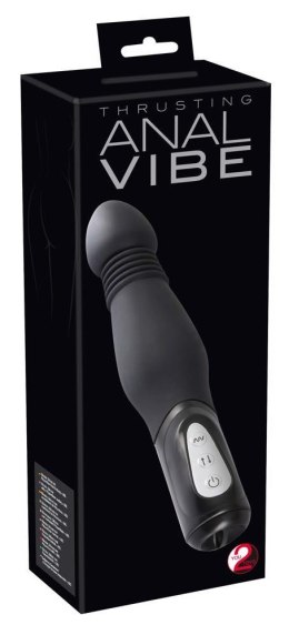 Y2T Black Thrusting Anal Vibe – Wibrujący wibrator analny | 7 trybów, 3 prędkości thrustingu