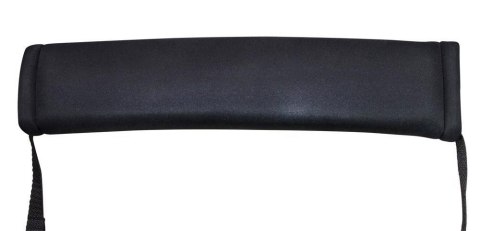 Huśtawka miłosna z oparciem i pętlami na nogi | Czarna, wytrzymała konstrukcja 100 kg