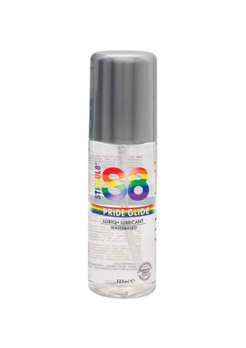 S8 WB Pride Glide Lube 125 ml Natural – Gęsty lubrykant wodny premium | Długotrwały poślizg i delikatna pielęgnacja