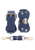 Silicone Ankle Cuffs Set Blue – Silikonowe kajdanki na kostki TABOOM | Niebieska elegancja i zmysłowa kontrola