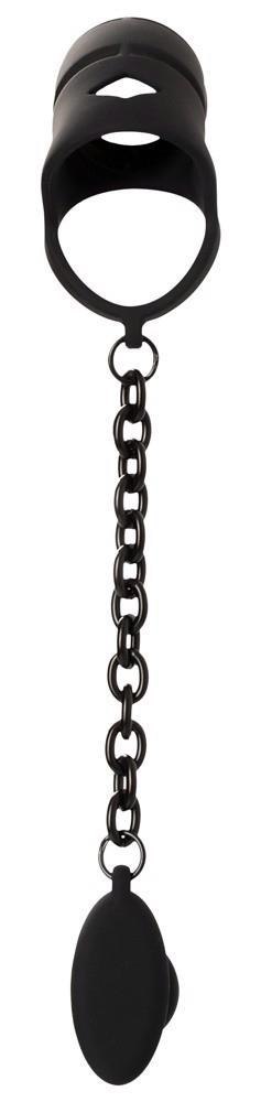 Klatka na penisa z łańcuchem i korkiem analnym – kontrola, napięcie i ekstremalne doznania