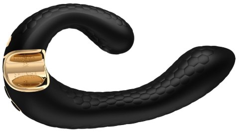 MIYO Intimate Massager Black – Luksusowy wibrator Shunga | Podwójna stymulacja punktu G i łechtaczki