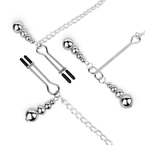 Bedroom Fantasies - Nipple and Clitoris Clamps Silver