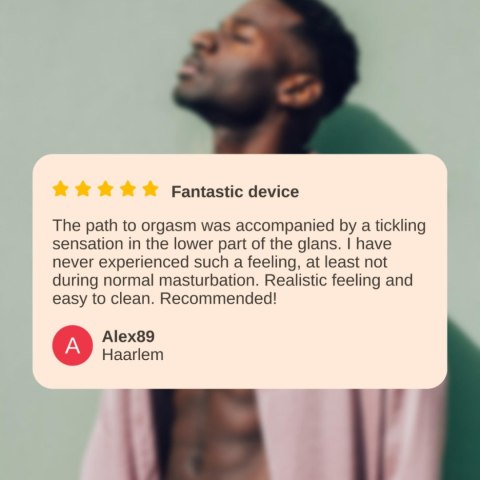 Nappex Branco White – Elektryczny Masturbator dla Mężczyzn | Ssanie + Wibracje, 29 Trybów