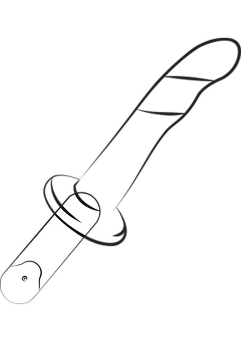 ROMP Dizi Pink – Zakrzywiony silikonowy dildo 7” do punktu G i P | Strap-On Compatible