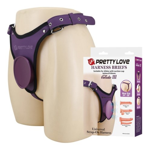 Pretty Love Caldric III Purple Universal Harness Briefs