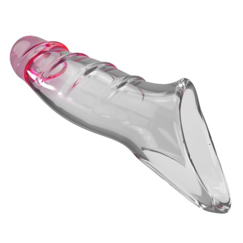 Pretty Love Penis Sleeve - Damell Clear Pink