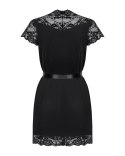 Bielizna-810-PEI-1 szlafrok czarny L/XL