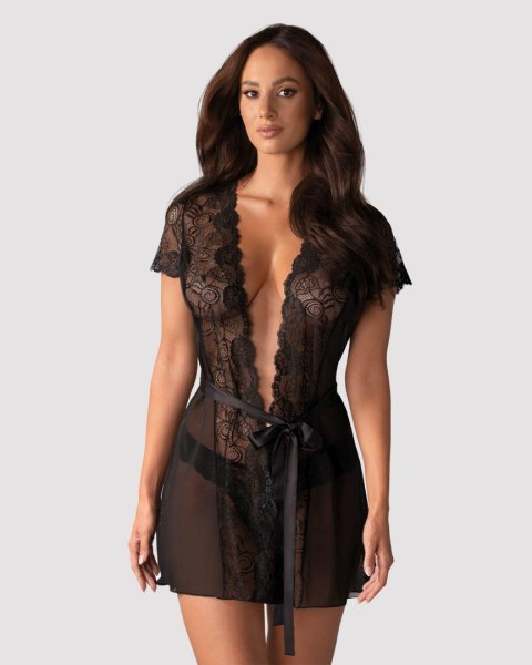Bielizna-Alluria peniuar i stringi L/XL Bielizna-Alluria peniuar i stringi L/XL