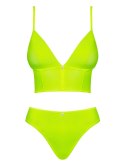 Neonia top i figi żółty S/M