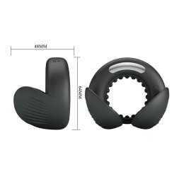Pretty Love Quentin Vibrating Silicone Cock Ring