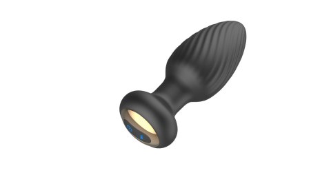 Rotating remote anal plug