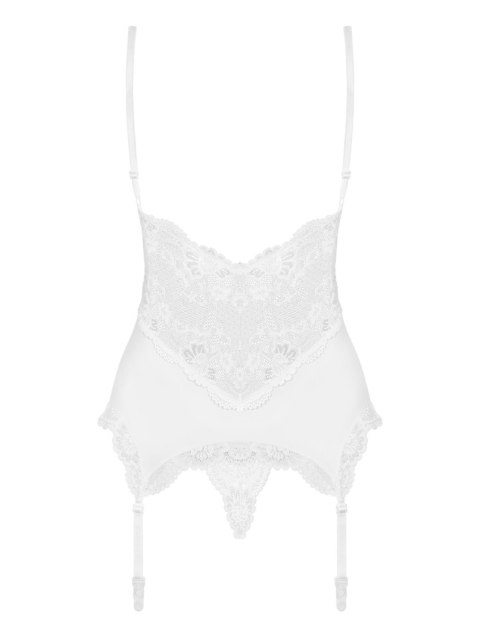 Bielizna-810-COR-2 gorset i stringi biały L/XL Bielizna-810-COR-2 gorset i stringi biały L/XL