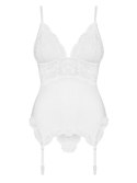 Bielizna-810-COR-2 gorset i stringi biały S/M