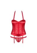 Flameria gorset i stringi S/M