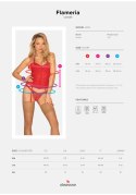 Flameria gorset i stringi S/M