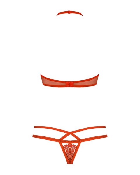 Bielizna-838-SET-3 komplet 2-częściowy czerwony S/M Bielizna-838-SET-3 komplet 2-częściowy czerwony S/M